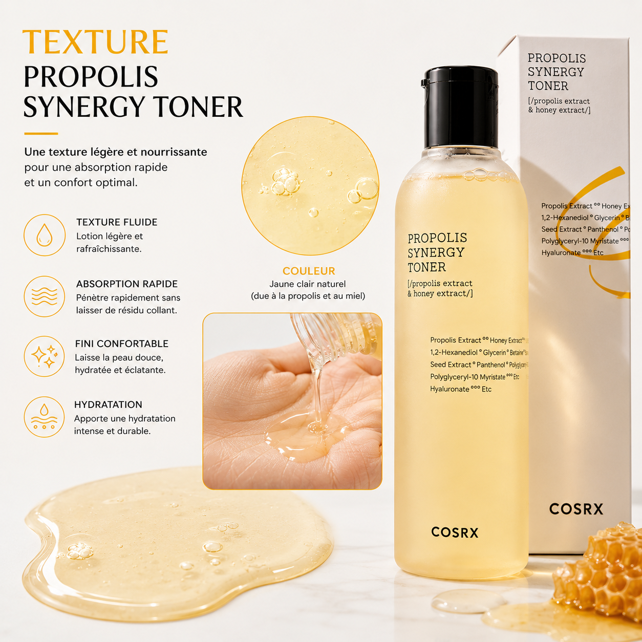 COSRX Propolis Synergy Toner – Toner Hydratant & Éclat 150ml