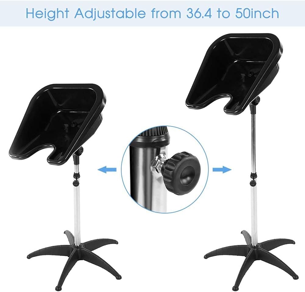 Bac à Shampooing réglable et Basculant – Lavabo Mobile Professionnel pour Coiffure