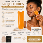 Gua Sha Visage Ergonomique Forme Poisson – Outil de Massage Facial Naturel | Éclat & Relaxation
