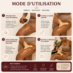 Gua Sha Spatule de Massage en Bois Forme Hache – Madérothérapie Corps