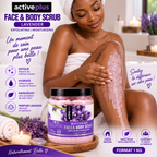 ActivePlus Gommage Visage & Corps à la Lavande 1 kg – Face & Body Scrub Exfoliant