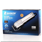 Shinon SH-1980 Tondeuse à Cheveux Professionnelle Rechargeable - Lame Acier Inox