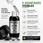 Garnier Pure Active Sérum Anti-Imperfections AHA + BHA au Charbon – 30 ml