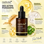 Medicube Glutathione Glow Serum – Sérum Éclat au Glutathion Liposome 5 % & Niacinamide 5 % – 30 g