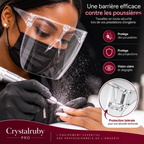 Visière de Protection Transparente pour Prothésiste Ongulaire – Protection Visage &amp; Yeux