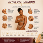 Gua Sha Corps en Bois Forme Croissant de Lune – Madérothérapie