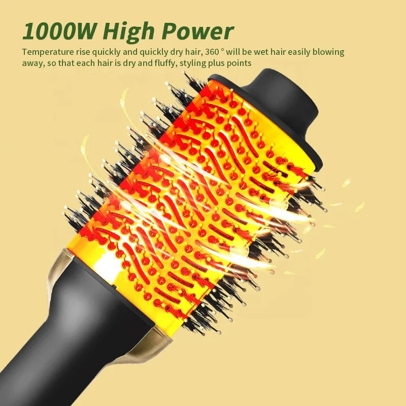 Brosse Sèche-Cheveux &amp; Coiffante Avocado 3D Power – 2000W