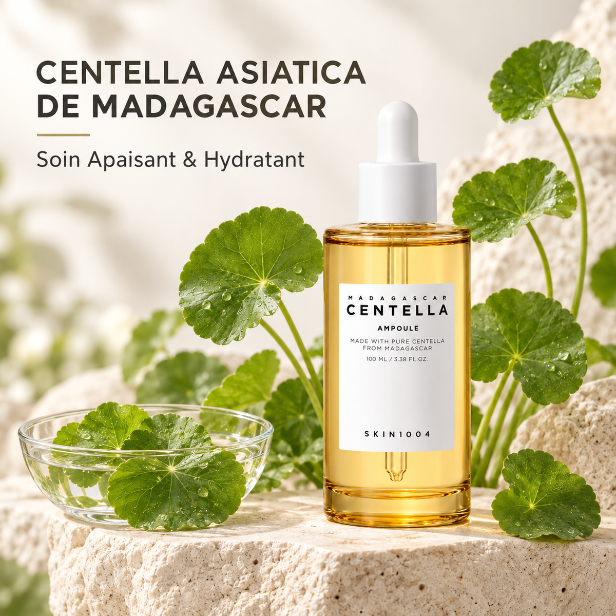 SKIN1004 Madagascar Centella Ampoule – Ampoule Apaisante et Hydratante 100 ml
