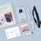 Ponceuse à Ongles Professionnelle 45 000 tr/min – Perceuse Électrique Portable Rechargeable Avec 8 Embouts