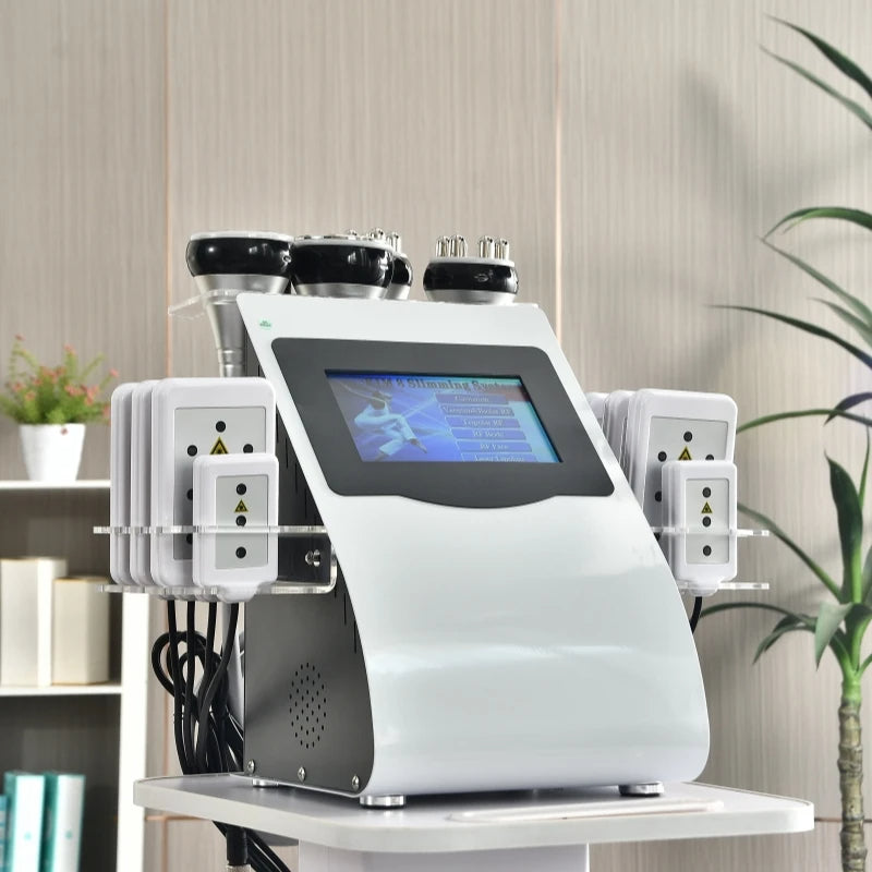 Appareil Lipocavitation & Radiofréquence 6 en 1 – Technologie Avancée pour un Corps Sculpter