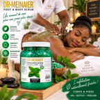DR.MEINAIER Gommage Corps & Pieds au Sucre Menthe 4 kg – Foot & Body Scrub Professionnel