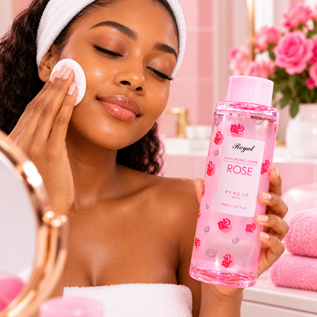 Royal Moisturizing Toner Rose 500 ml – Toner Visage Hydratant à la Rose