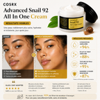 COSRX Advanced Snail 92 All In One Cream – Crème Réparatrice 100g