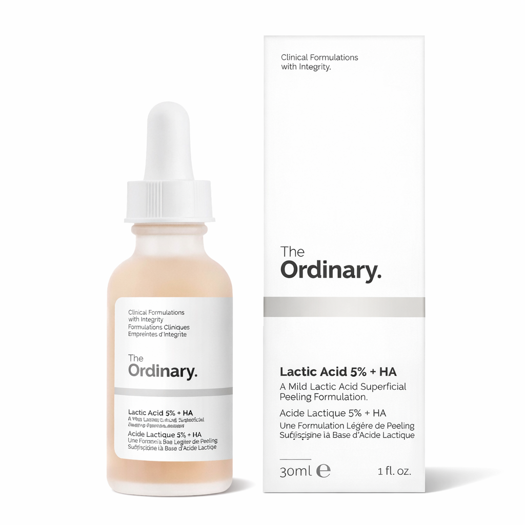 Sérum Acide Lactique 5% + HA The Ordinary – Exfoliation Douce & Peau Plus Lisse