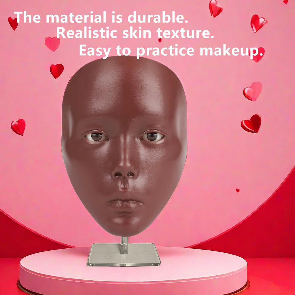 Moule/Masque d'Entraînement 5D – Tête de Mannequin Réutilisable pour la Pratique du Maquillage