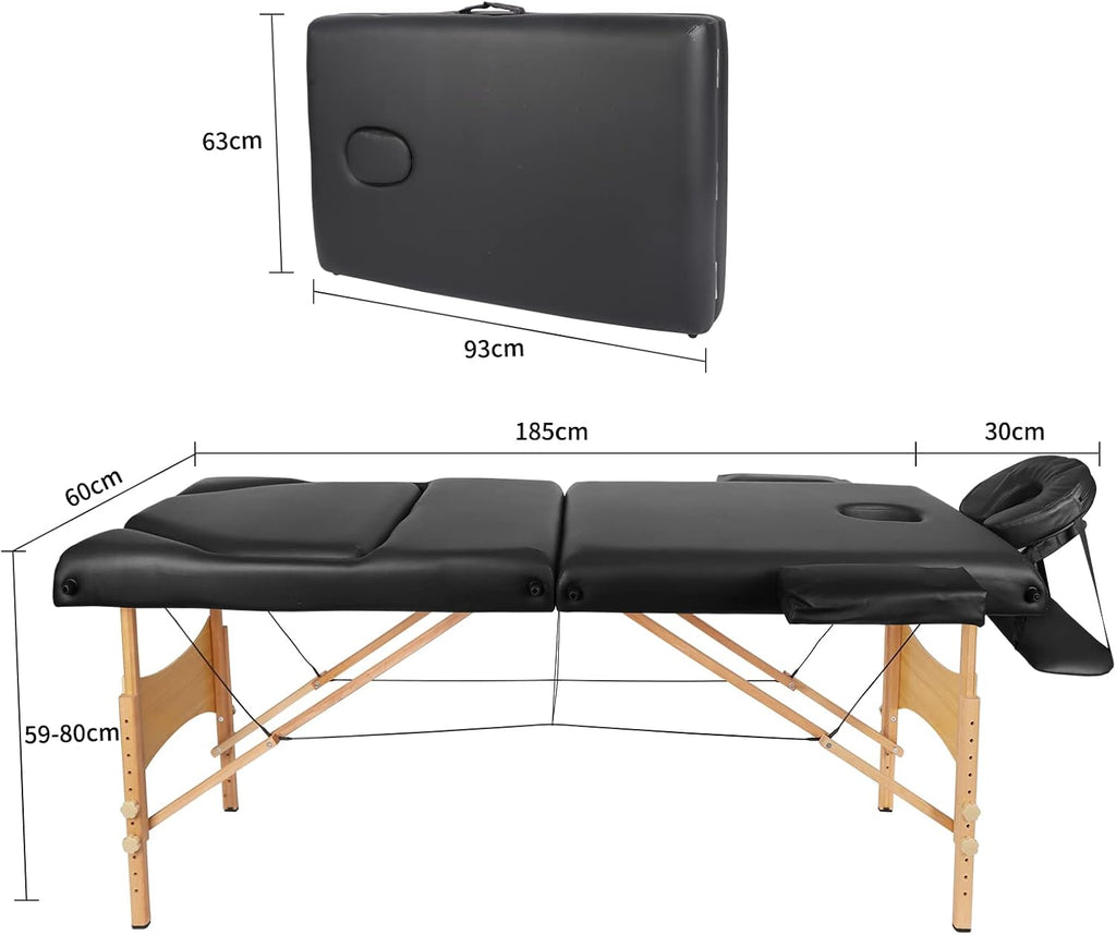 Table de Massage & Relaxation Pliante Professionnelle – Lit Esthétique Professionnel Portable
