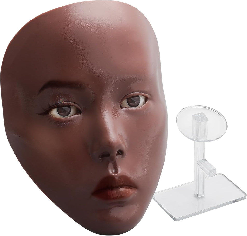 Moule/Masque d'Entraînement 5D – Tête de Mannequin Réutilisable pour la Pratique du Maquillage