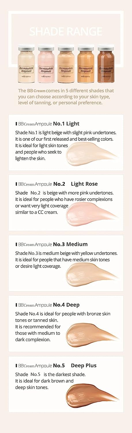 BB Glow Starter Kit – Fond de teint Semi-permanent (Ensemble de 12 Crèmes)