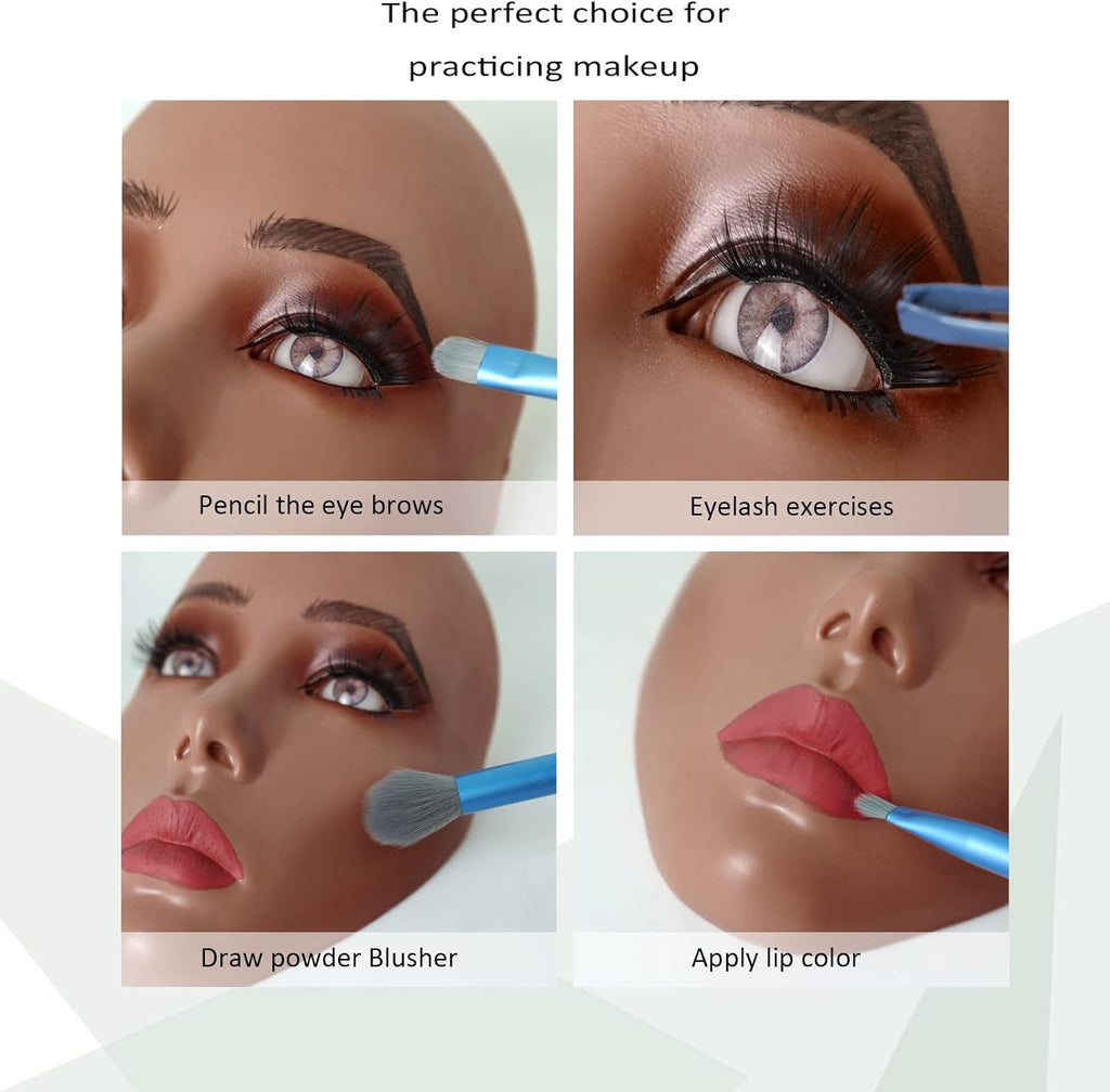 Moule/Masque d'Entraînement 5D – Tête de Mannequin Réutilisable pour la Pratique du Maquillage