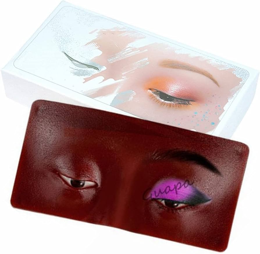 Mannequin Visage 5D Réutilisable – Planche d'Entraînement en Silicone pour Maquillage
