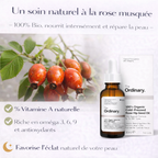 Huile de Rose Musquée The Ordinary – Nourrit, Répare & Illumine la Peau (100% Bio)