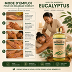 Huile De Massage Eucalyptus - Eucalyptus Massage Oil 500 ml.