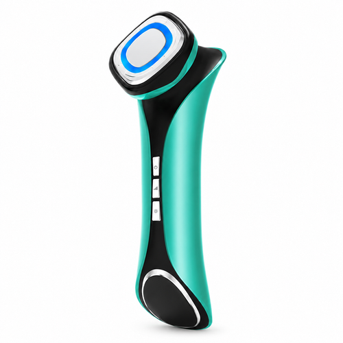 Appareil de Soin du Visage 4-en-1 Chaud et Froid – Clean, Moist, EMS & Cool