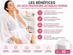 Pack de 10 Peignoirs Jetables Femme – Kimono Blanc Non Tissé pour Spa, Institut & Esthétique