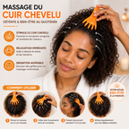 Masseur Cuir Chevelu Gua Sha 5 Griffes – Ohio Eur - Relaxation & Stimulation – Massage Tête, Cou & Corps