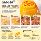 Medicube Kojic Acid Turmeric Vita Capsule Cream – Crème Éclat & Anti-Taches – 53 g