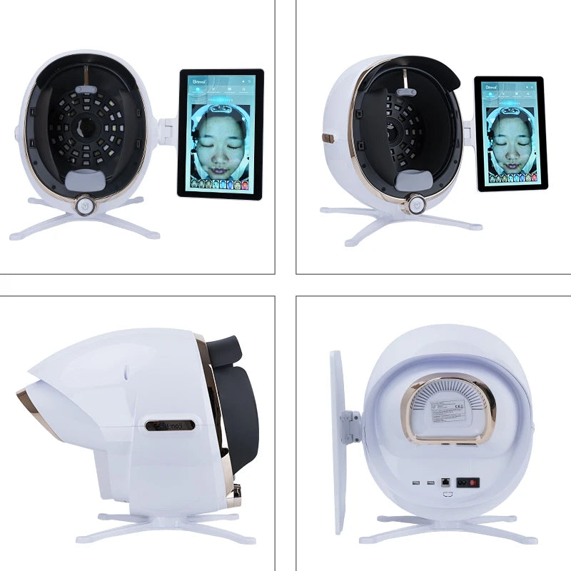 Système d'Analyse Cutanée 3D avec Écran LCD - Scanner Avancé pour une Détection Complète des Problèmes de Peau