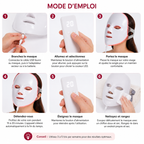 Masque LED Visage 7 Couleurs – Luminothérapie Anti-Âge avec Télécommande