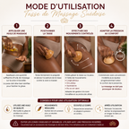 Tasse de Massage Suédoise en Bois de Hêtre – Madérothérapie Corps