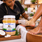 Ketingmei Foot & Body Scrub Coconut – Gommage Exfoliant Coco Corps, Pieds & Mains