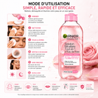 Garnier SkinActive Solution Micellaire Tout-en-1 à l’Eau de Rose – 400 ml