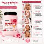Dr.Meinaier Rose Mask Cream – Masque Visage Hydratant & Nourrissant à la Rose – 1 kg