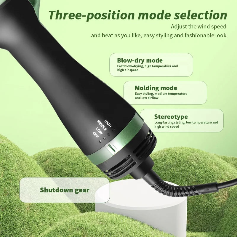 Brosse Sèche-Cheveux &amp; Coiffante Avocado 3D Power – 2000W