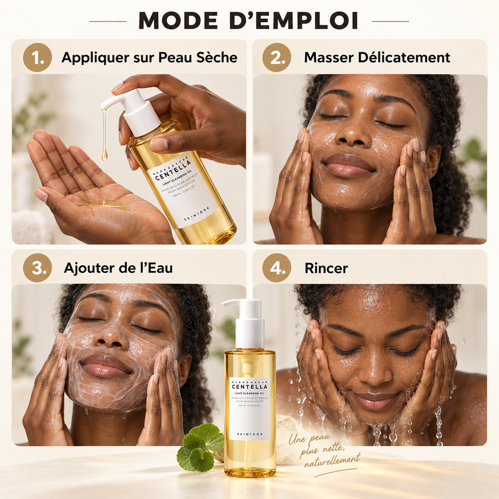 SKIN1004 Madagascar Centella Light Cleansing Oil – Huile Nettoyante Légère à la Centella 200 ml