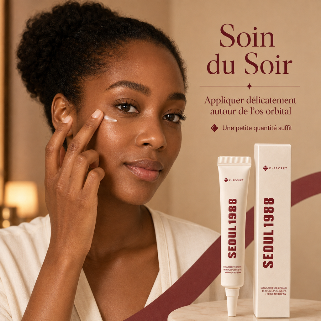 K-SECRET Seoul 1988 Eye Cream 30 ml – Crème Contour des Yeux au Rétinal Liposomé et Soja Fermenté