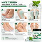 Dr.Meinaier Masque Exfoliant Pieds Ice Mint – Hydratation & Élimination des Callosités – 500ml