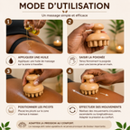 Champignon de Massage en Bois à Picots – Madérothérapie Corps