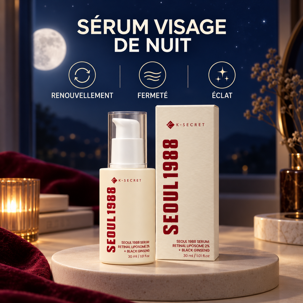 K-SECRET Seoul 1988 Serum – Retinal Liposome 2% + Black Ginseng – 30 ml