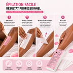Bandes Dépilatoires Papier Non Tissé – Rouleau Professionnel Épilation Cire Corps & Visage