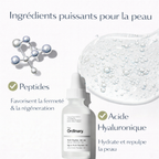 Sérum Multi-Peptides + Acide Hyaluronique The Ordinary (60ml) – Anti-Âge Global & Peau Repulpée