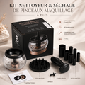 Kit Nettoyeur & Séchage de Pinceaux Maquillage à Piles