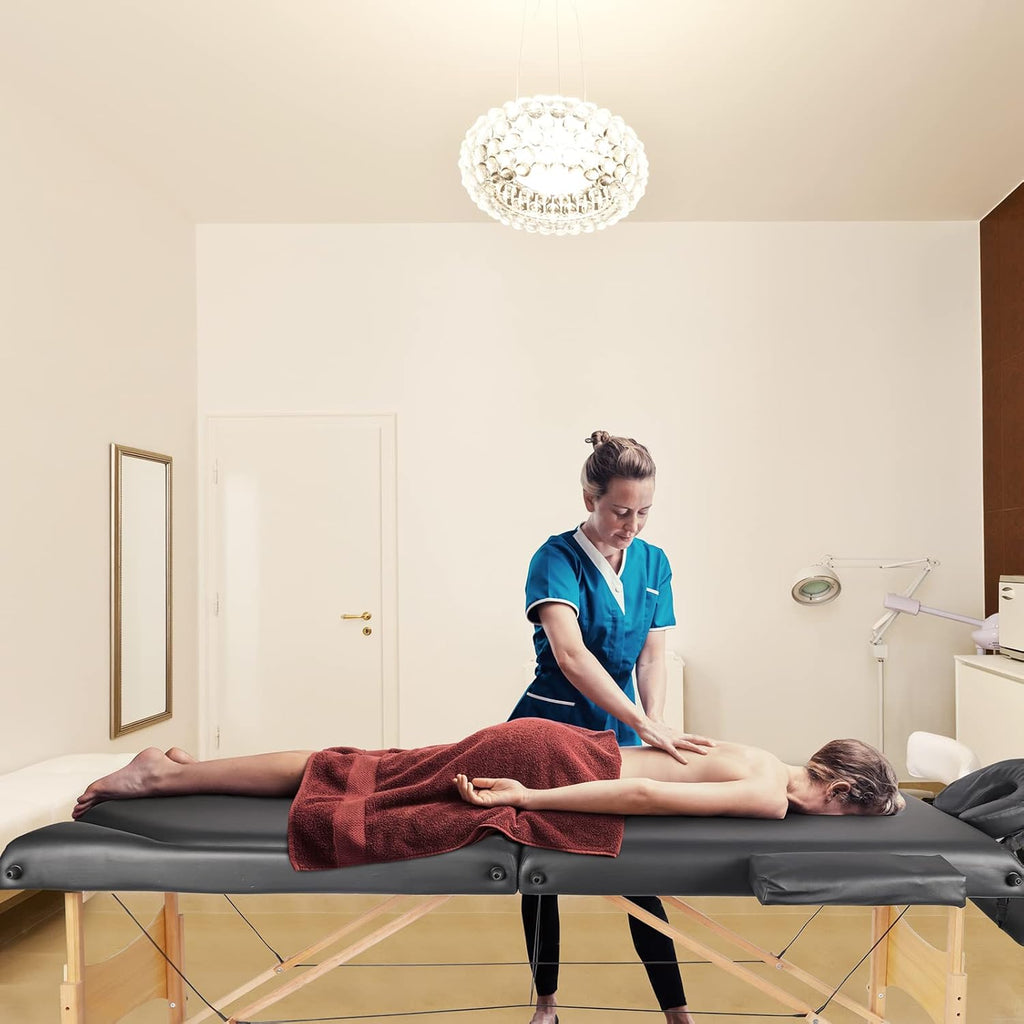 Table de Massage & Relaxation Pliante Professionnelle – Lit Esthétique Professionnel Portable