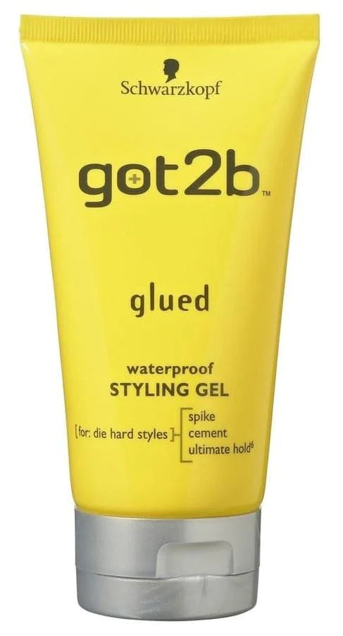 Schwarzkopf Got2B Glued Waterproof Styling Gel 150ml – Colle Capillaire Ultra Fixante Waterproof Pour Lace Wig & Baby Hair