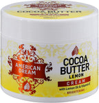 American Dream Cocoa Butter Lemon Cream - Extrait d'huile de Citron & Vitamin E 500 ml