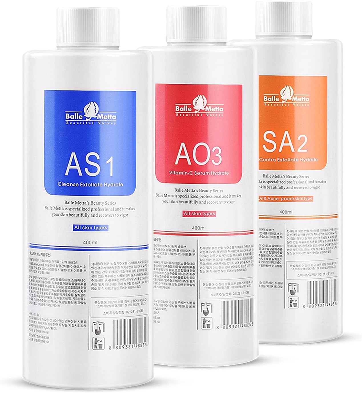 AS1 SA2 AO3 Aqua Peeling Solution- Soins De La Peau Du Visage à Bulle Hydrafacial