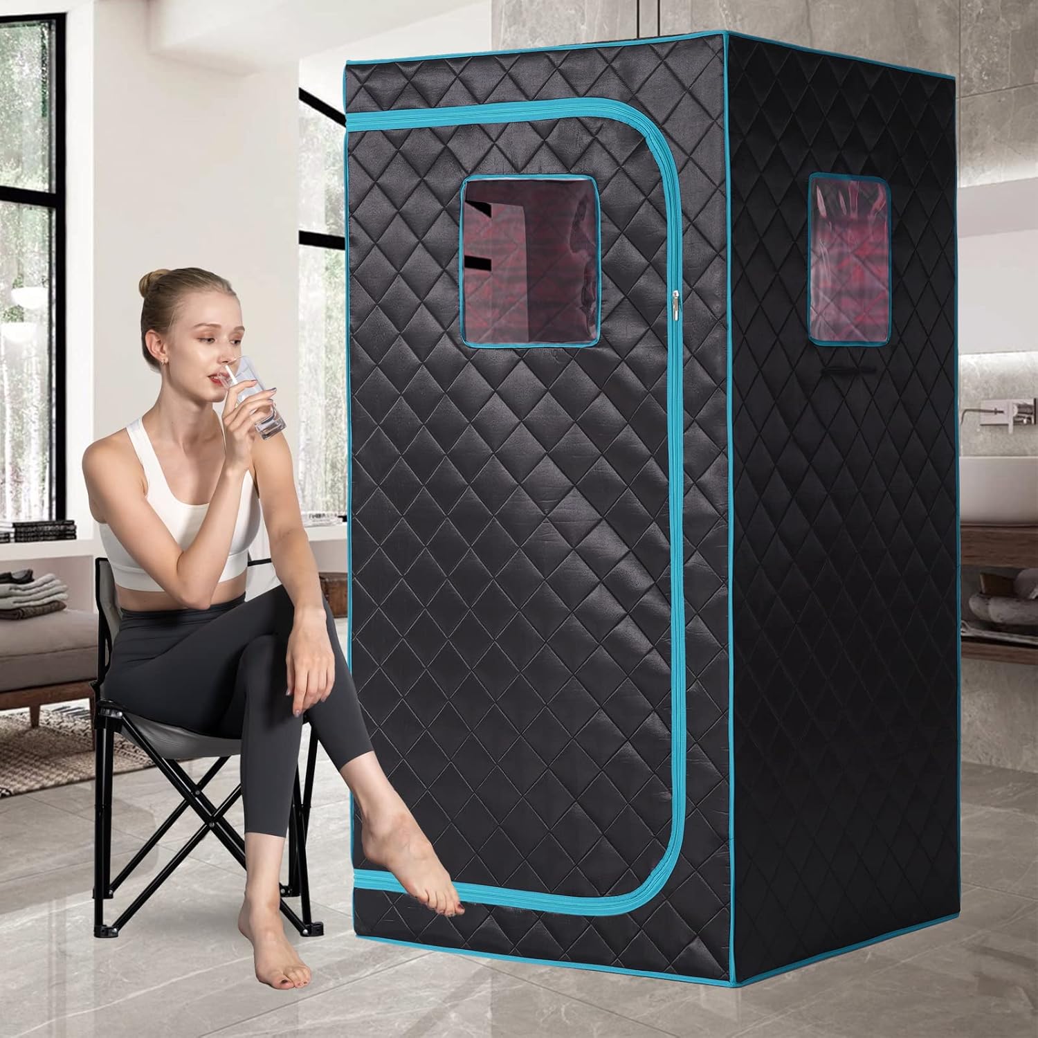 Sauna Portable à Vapeur – Soin Détox et Relaxation à Domicile